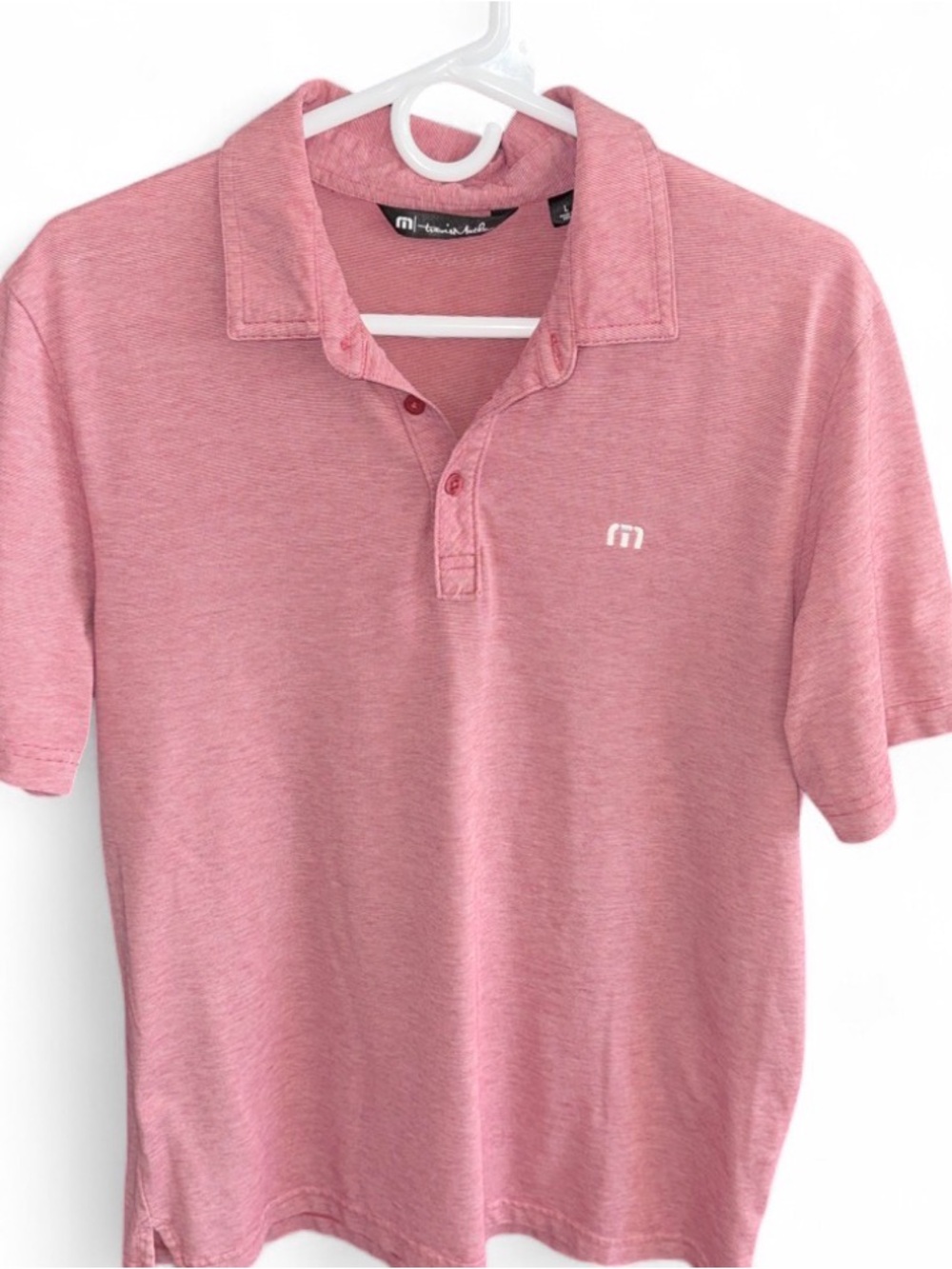 Travismathew Men's Red Polo-shirts golf short sleeve